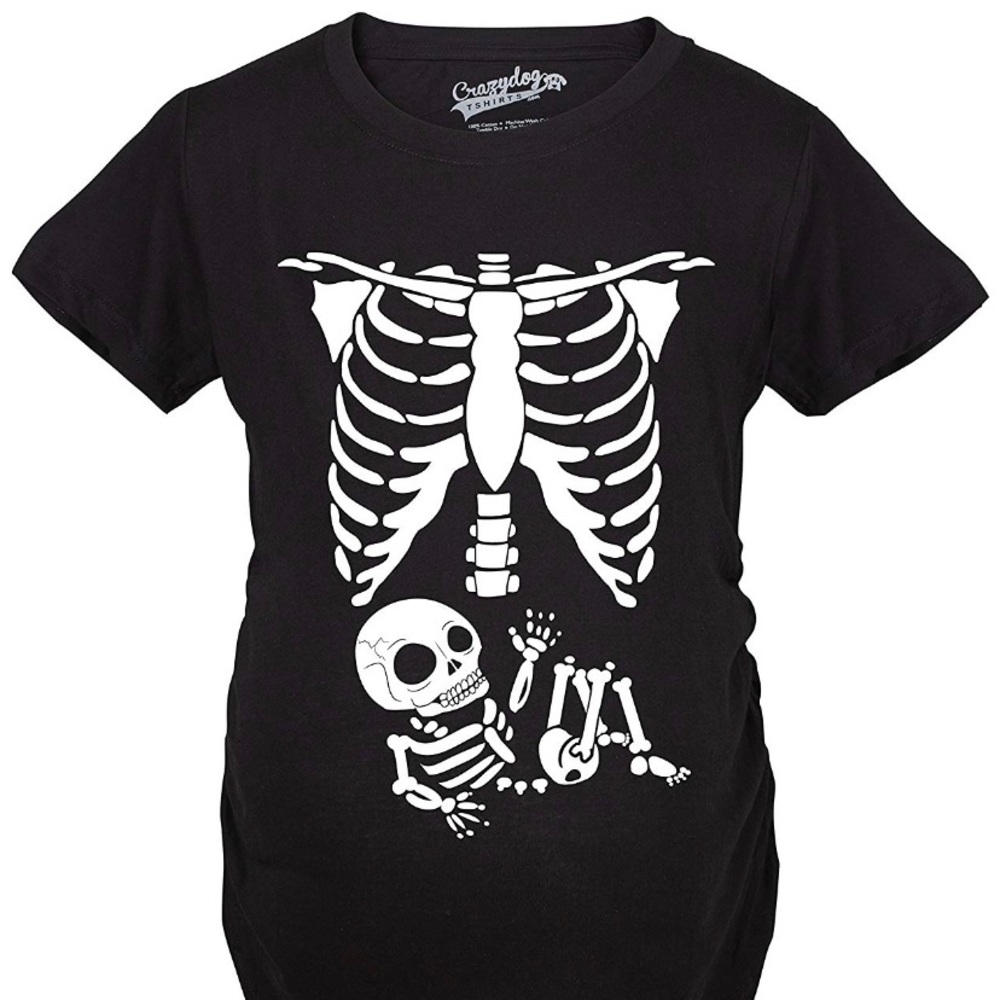 Halloween Maternity Pregnancy Reveal Shirt